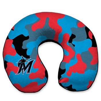 Подушка для путешествий Miami Marlins Camo Memory Foam Unbranded