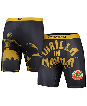 Мужские черные боксеры Мухаммеда Али "Thrilla in Manilla" Contenders Clothing