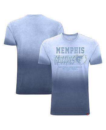 Men's and Women's Navy Memphis Grizzlies Bingham Sun-Fade T-Shirt Sportiqe