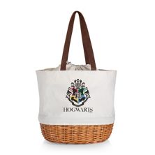 Сумка-тоут Picnic Time Harry Potter Hogwarts Crest Coronado Canvas & Willow Basket Picnic Time