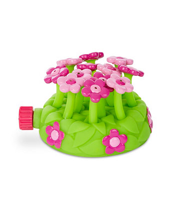 Melissa & Doug Sunny Patch Pretty Petals Цветочная игрушка-разбрызгиватель с насадкой для шланга Melissa & Doug