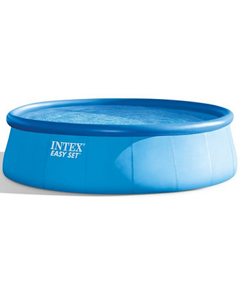 Надувной бассейн Easy Set размером 18 x 48 дюймов с фильтрующим насосом Intex