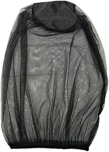 Mosquitoes Head Net Face Neck Fly Netting Hoods from Bugs Protections Screen Net for Camping Travel Hiking Rooyar