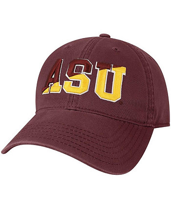 Мужская бордовая регулируемая шляпа с надписью Arizona State Sun Devils Varsity Letter Legacy Athletic
