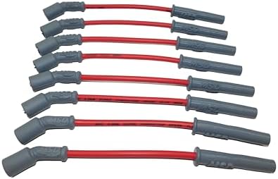 MSD 32829 Super Conductor Spark Plug Wire Set, Red Msd