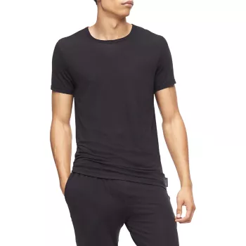 Ультрамягкая футболка с круглым вырезом Modern Lounge Calvin Klein