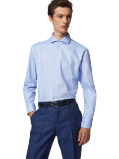 Хлопковая классическая рубашка Mark Slim Fit от BOSS BOSS Hugo Boss