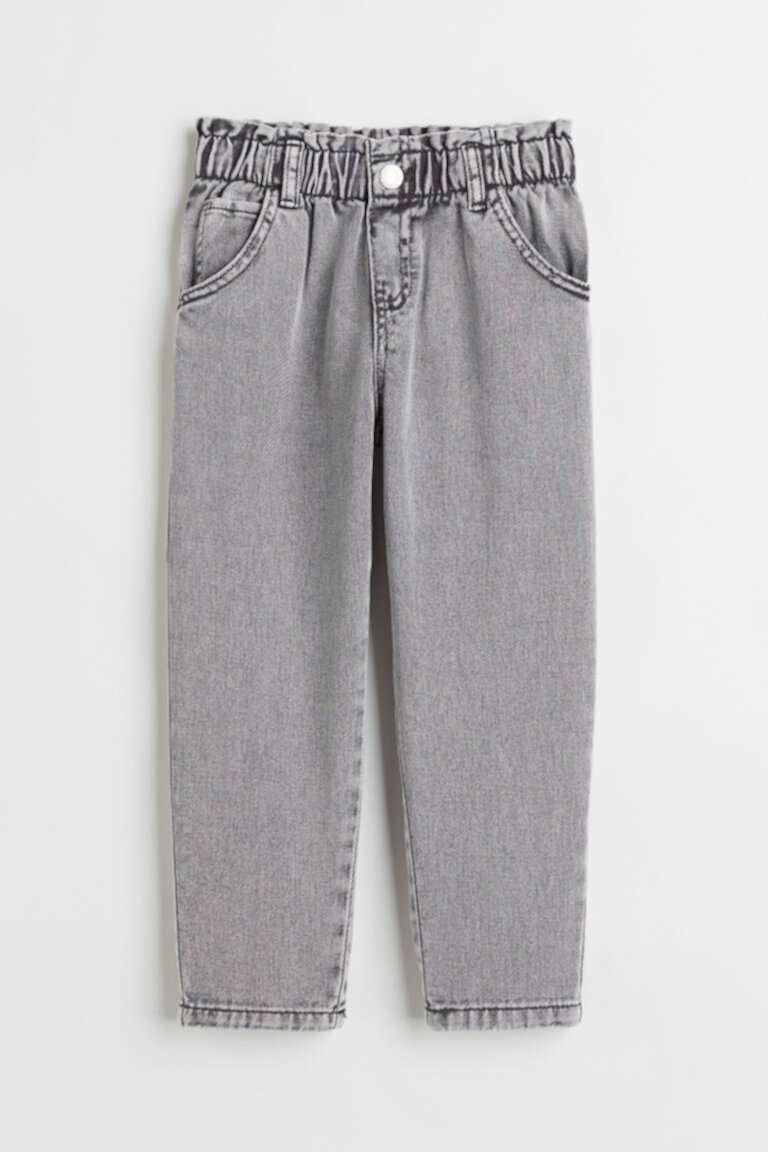 Саржевые брюки свободного кроя H&M