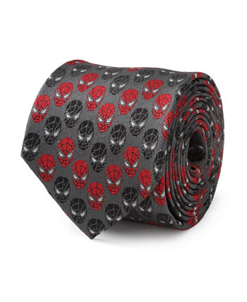 Мужской галстук с изображением Человека-паука и шеврона Marvel