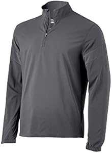 Mizuno Long Sleeve Hitting Jacket | Wind Resistant | Stretch Woven Fabric | Front 1/4 Zip | Side 1/4 Zip Mizuno