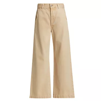 Beverly Cotton-Blend Wide-Leg Jeans Citizens Of Humanity