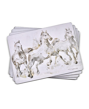 Салфетки Spirited Horses, набор из 4 шт. Pimpernel