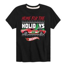 Boys 8-20 Hot Wheels Home For The Holidays Graphic Tee Hot Wheels