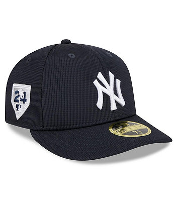 Мужская темно-синяя кепка New York Yankees 2024 Spring Training с низким профилем 59FIFTY. New Era