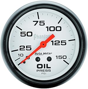 Auto Meter 5823 Phantom Mechanical Oil Pressure Gauge Auto Meter