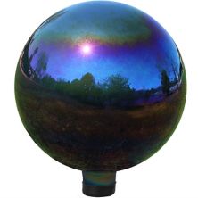 Sunnydaze Mirrored Garden Glass Gazing Ball - 10-Inch Sunnydaze Decor