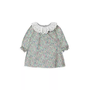 Детский усилитель; Платье с цветочным принтом и отделкой люверсами для маленькой девочки Tartine et Chocolat