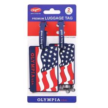 Багажные бирки Olympia с американским флагом, набор из 2 предметов Olympia