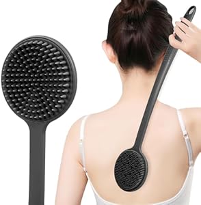 VWMYQ Back Scratcher, 2024 New All Body Scratcher with 2 Scratch Surface, Back Massager & Scalp Massager & Scalp Exfoliator, Deep Back Scratcher for Men/Women, Long Handle Backscratchers for Adults VWMYQ