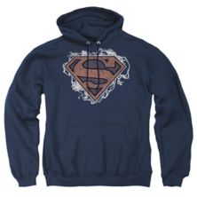 Superman Storm Cloud Adult Pull Over Hoodie Licensed Character