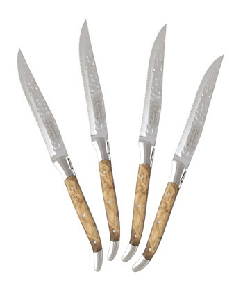 Ножи для стейка Bbq с ручкой Laguiole Connoisseur, набор из 4 шт. French Home