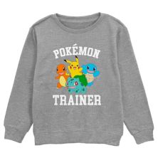 Boys Pokemon Starter Trainer Graphic Fleece Licensed Character