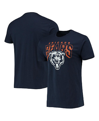 Мужская темно-синяя футболка с логотипом Chicago Bears Bold Junk Food