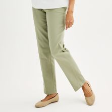 Женские эластичные брюки прямого кроя без застежки Croft & Barrow® Effortless Croft & Barrow