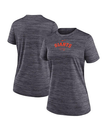 Women's Black San Francisco Giants Authentic Collection Velocity Performance T-shirt Nike