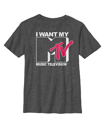 Boy's MTV I Want My Music Television Child T-Shirt Paramount Pictures