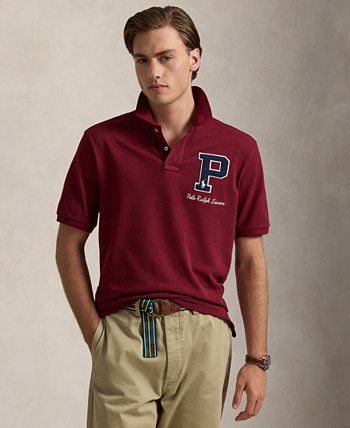 Мужская Поло рубашка Polo Ralph Lauren Classic-Fit с логотипом на патче Polo Ralph Lauren