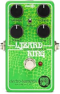 Педаль фузза Electro-Harmonix Lizard King для баса, винтажный стиль, основной и октавный контроль звука Electro-Harmonix