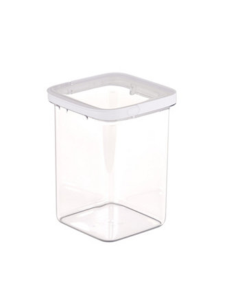 Perfect Seal Quick Seal Tritan and SAN 4.5 QT, 4.3 L Square, 9" Tall Airtight, Leak-resistant, Stackable Food Storage Containers Everyday Solutions