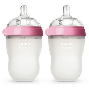 Comotomo Baby Bottle (Pink, 8 Ounce 2pk) Comotomo