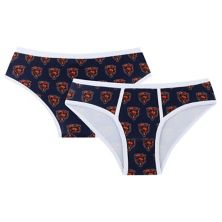 Women's Concepts Sport Navy Chicago Bears Gauge Allover Print Knit Panties Unbranded