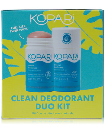 2 шт. Чистый набор дезодорантов Kopari Beauty
