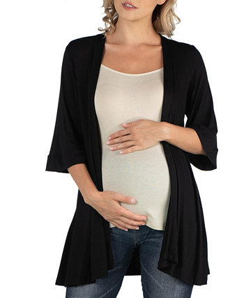Кардиган для беременных с открытыми передними рукавами до локтя 24seven Comfort Apparel