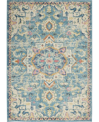 Zeal ZEA25 Ivory 3'9" x 5'9" Area Rug Long Street Looms