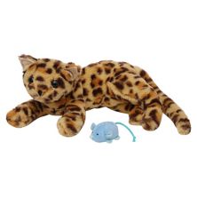 Manhattan Toy Loki Leopard Мягкая кошка с магнитной игрушкой-мышью Manhattan Toy