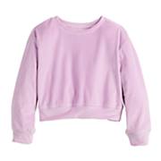 Girls 4-12 Jumping Beans® Velour Athleisure Pullover Jumping Beans