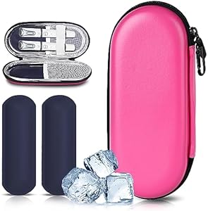 MOSLA Insulin Cooler Travel Case for Diabetic Organize Medication Insulated Cooling Bag with 2 Ice Packs for Insulin Pens and Other Diabetic Supplies MOSLA