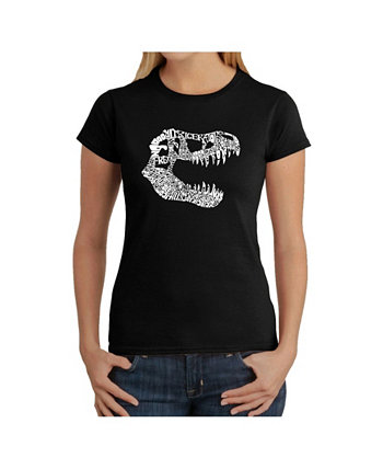 Женская футболка Word Art - T-Rex LA Pop Art