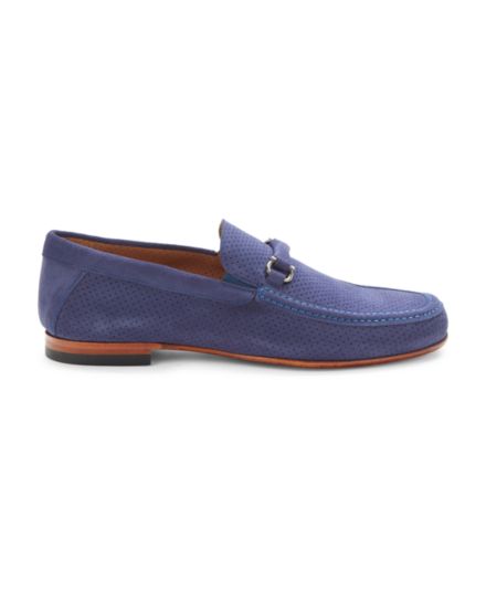 ​Perforated Suede Loafers Mezlan
