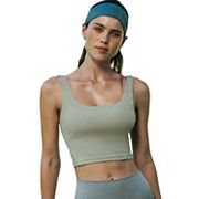 Women's CUPSHE Squareneck Longline Sports Bra Cupshe