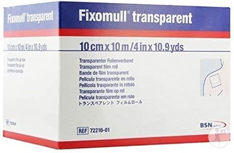 BSN Medical 16014 Tape Fixomull Dressing 4" x 11 yard, Transparent Bsn