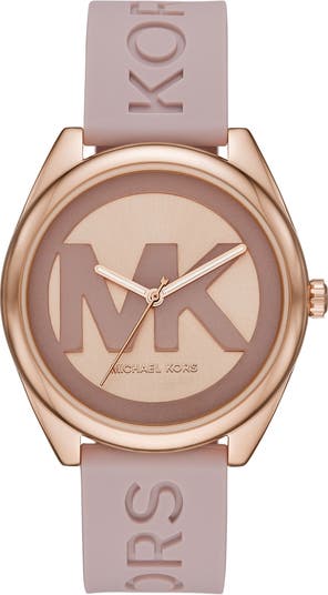 Часы Janelle с силиконовым ремешком, 42 мм Michael Kors
