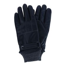 Isotoner Men's Stretch Nappa Winter Glove With Knit Cuff ISOTONER