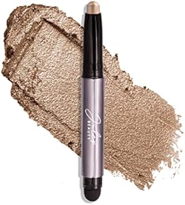 Julep Eyeshadow 101 Crème-to-Powder Waterproof Eyeshadow Stick – Champagne Shimmer – Long-Lasting, Crease-Proof, Medium Golden-Beige Shimmer Cream Eyeshadow with Built-in Smudger Julep