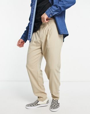 Элегантные брюки с объемным кроем Pull&Bear цвета экрю Pull&Bear