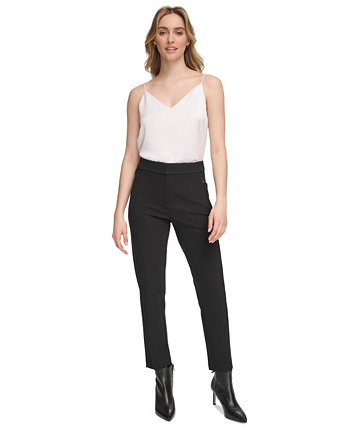 Женские узкие брюки до щиколотки с карманами на молнии Calvin Klein